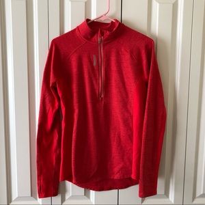 1/4 Zip Red Reebok Pullover